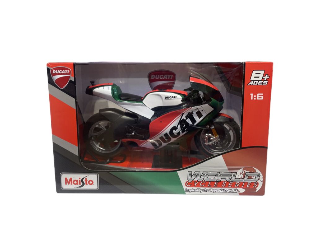 Moto de Coleccion Ducati escala 1:6