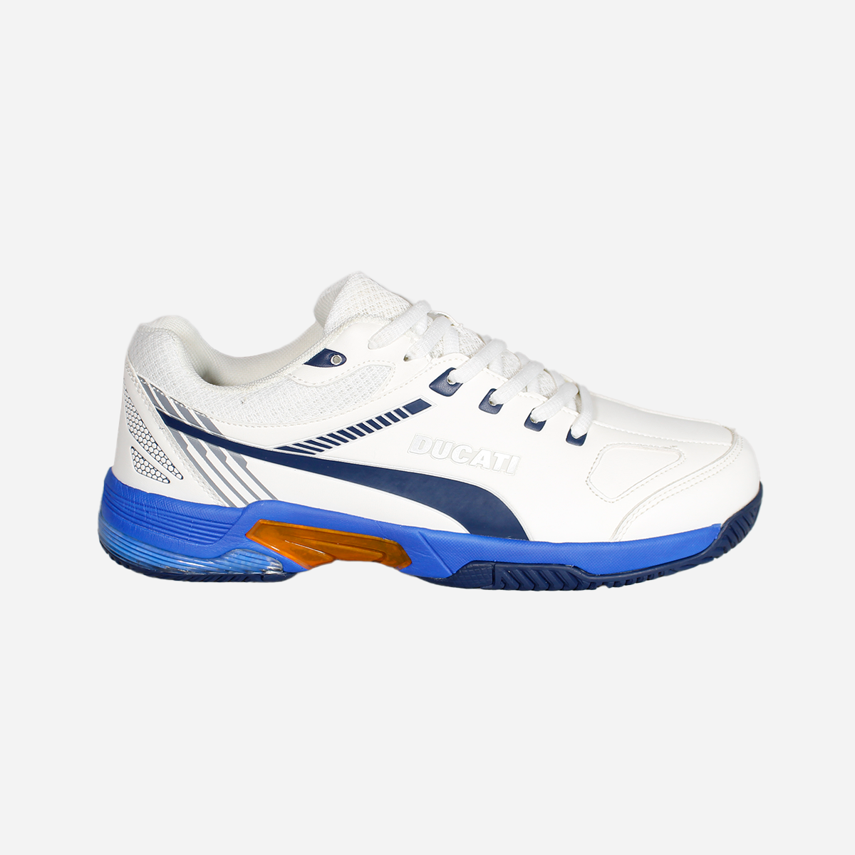 Tenis Ducati racing blanco y azul