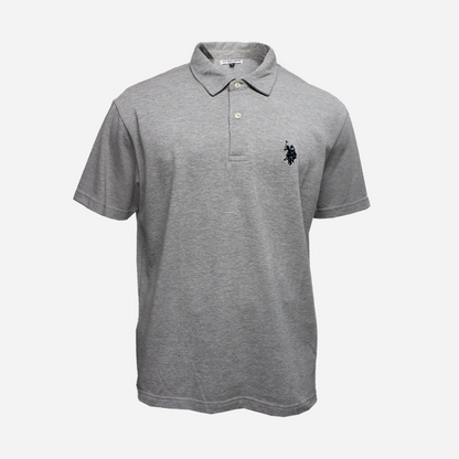 Polo para hombre U.S: Polo ASSN gris