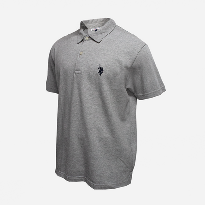 Polo para hombre U.S: Polo ASSN gris