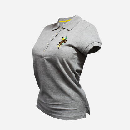 Polo para dama U.S: Polo ASSN gris