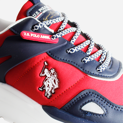 Zapatos para hombre U.S: Polo ASSN rojo y azul navy