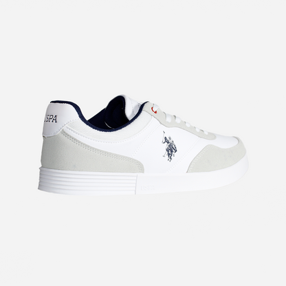 Zapato casual para hombre U.S: Polo ASSN blanco