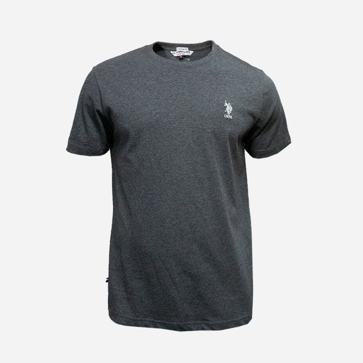 Camiseta para hombre U.S: Polo ASSN gris oscuro