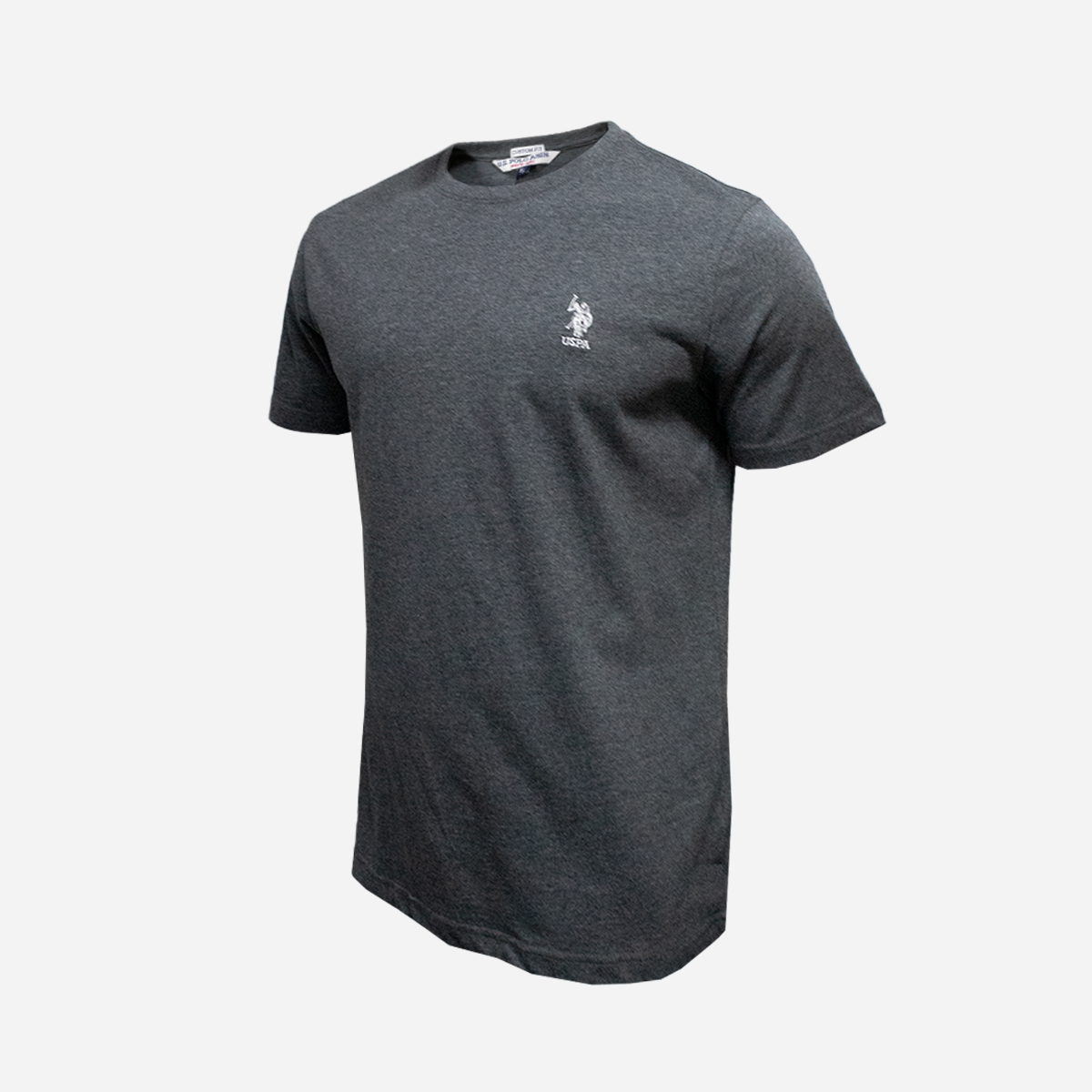 Camiseta para hombre U.S: Polo ASSN gris oscuro