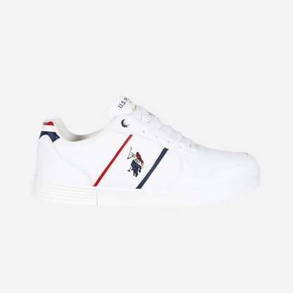 Zapato casual hombre U.S: Polo ASSN blanco clasico