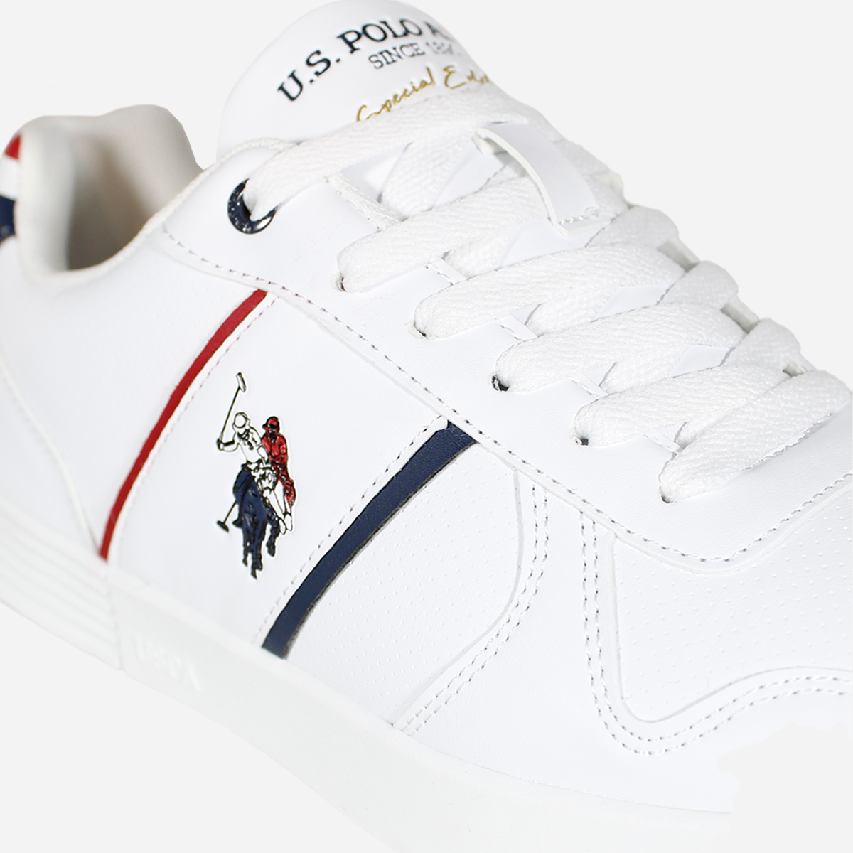 Zapato casual hombre U.S: Polo ASSN blanco clasico