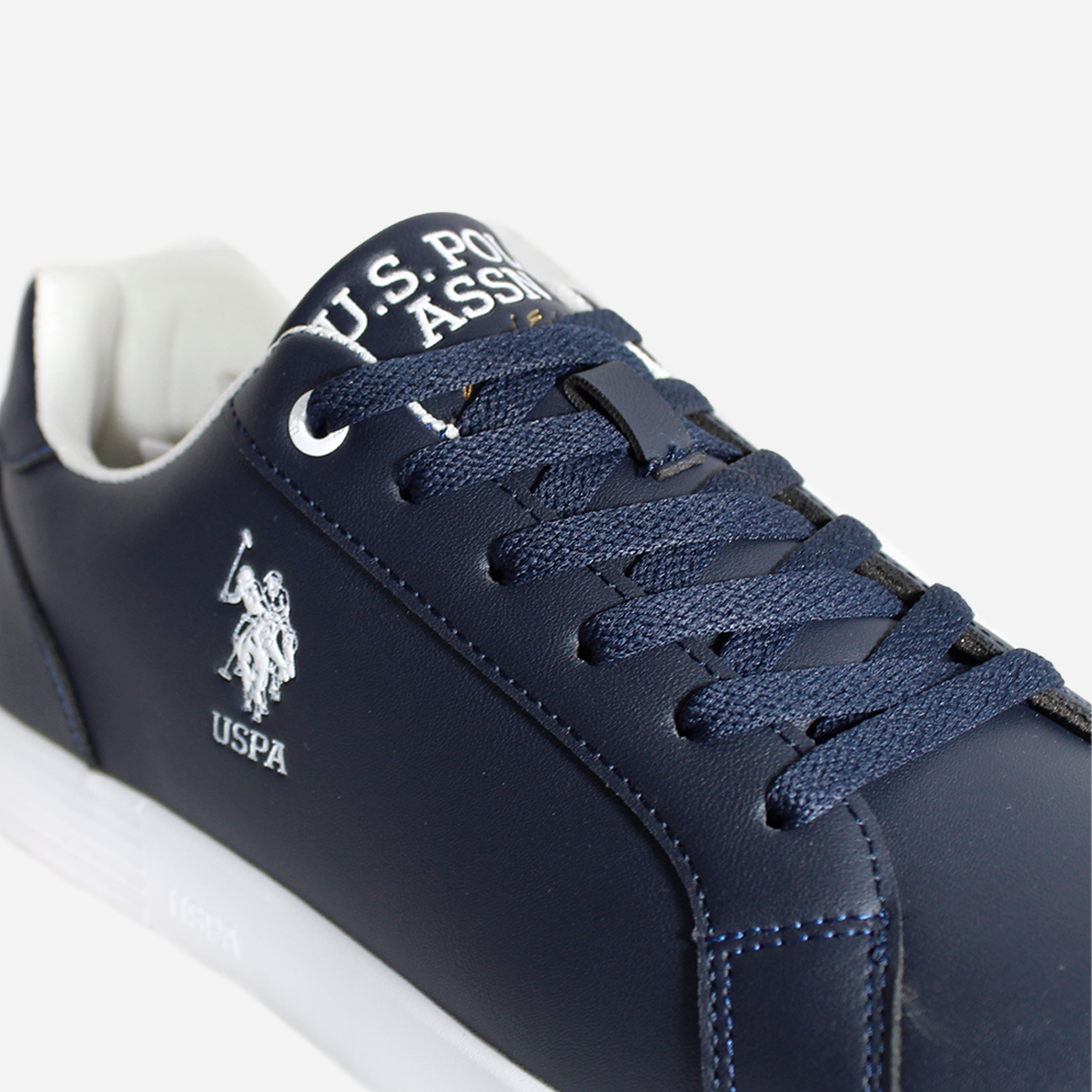 Zapato casual hombre U.S: Polo ASSN azul y blanco