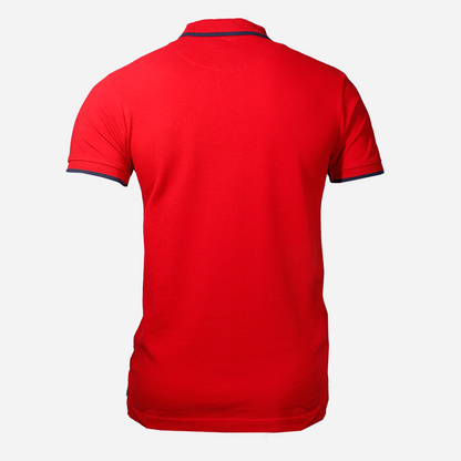 Polo para hombre U.S: Polo ASSN rojo y lineas