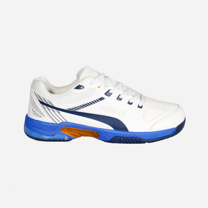 Tenis Ducati racing blanco y azul