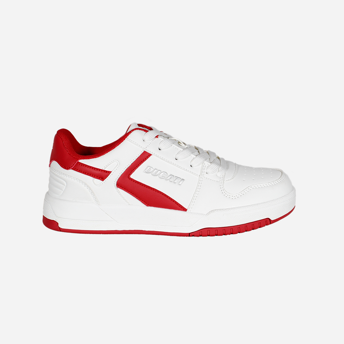 Tenis para hombre Ducati blanco y rojo