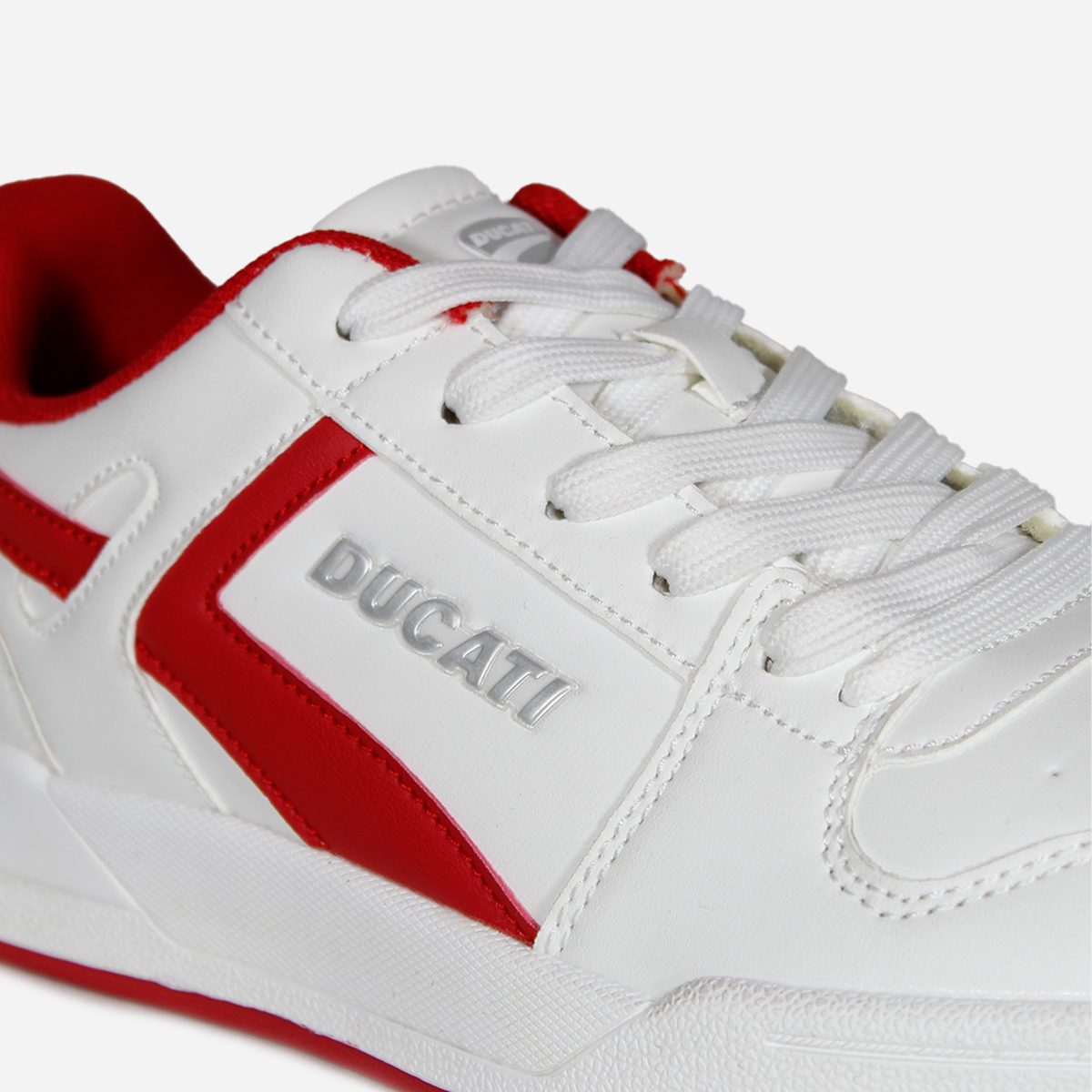 Tenis para hombre Ducati blanco y rojo